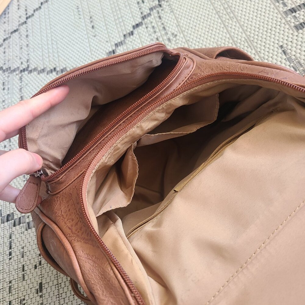 Multi Sac Brown Backpack Convertible Crossbody 11… - image 4